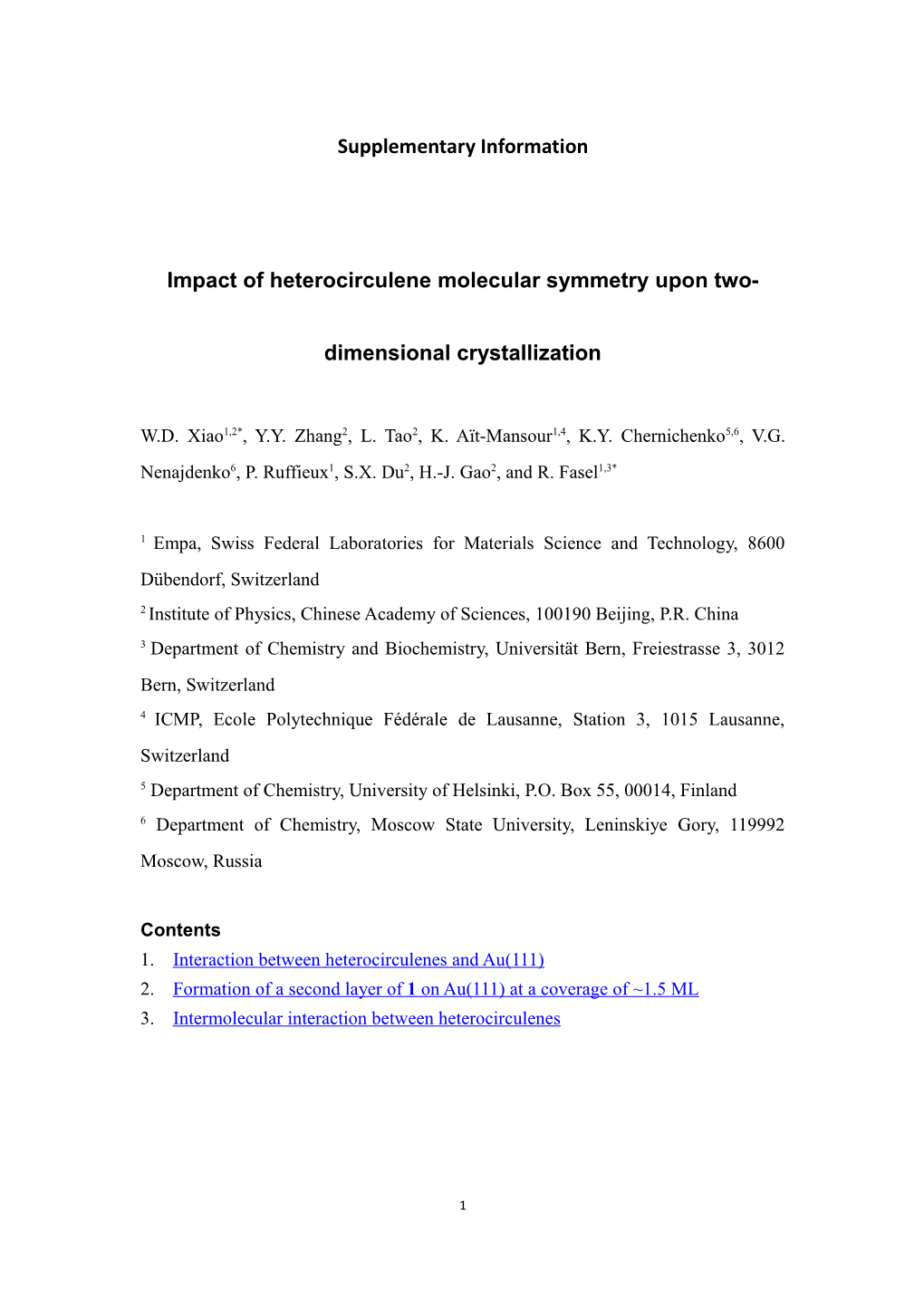 Impact of Heterocirculene Molecular Symmetry Upon Two-Dimensional Crystallization