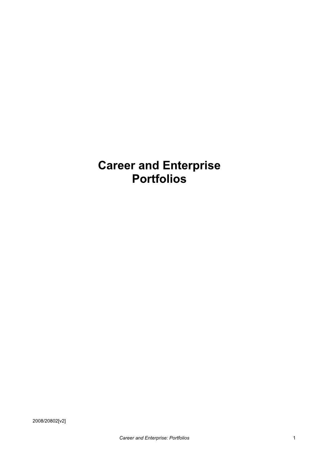 Career and Enterprise