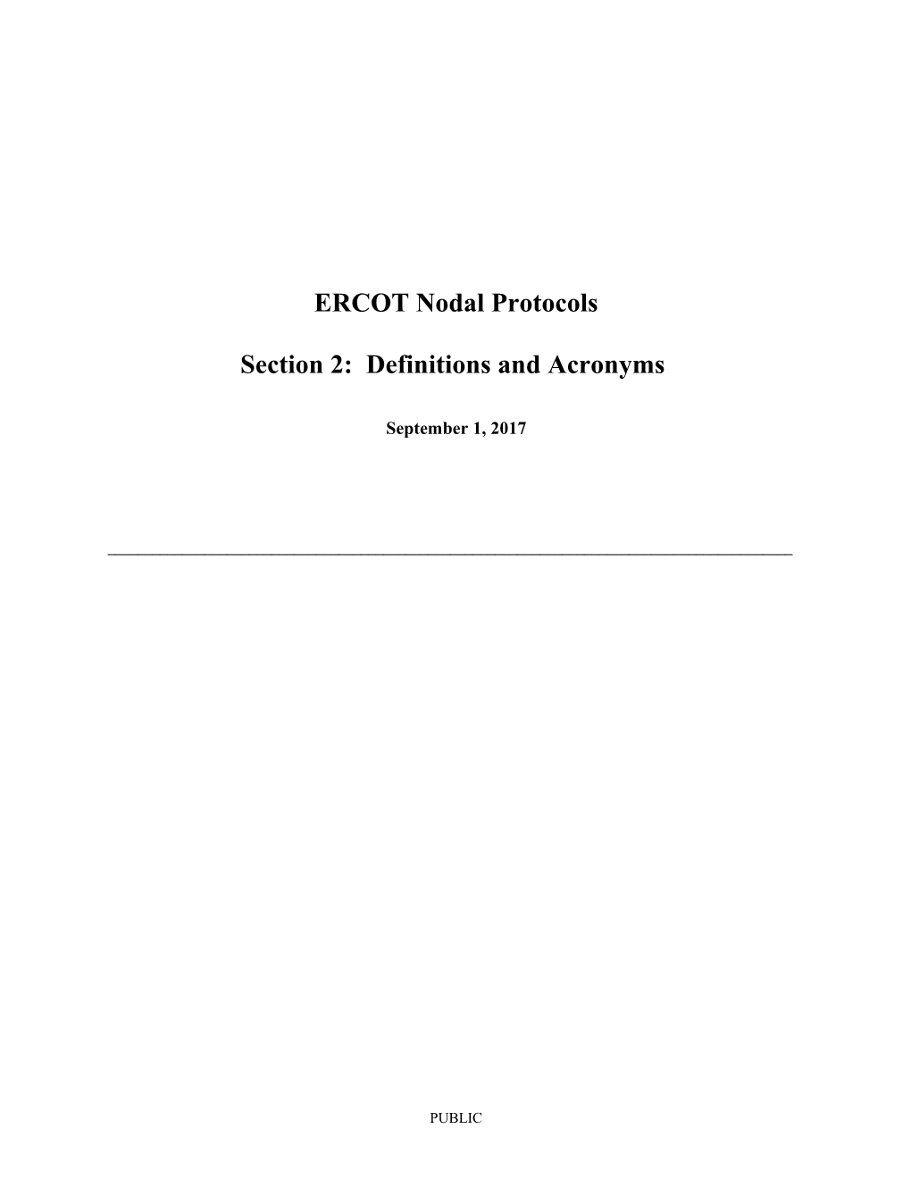 Open Access to the ERCOT Transmission Grid