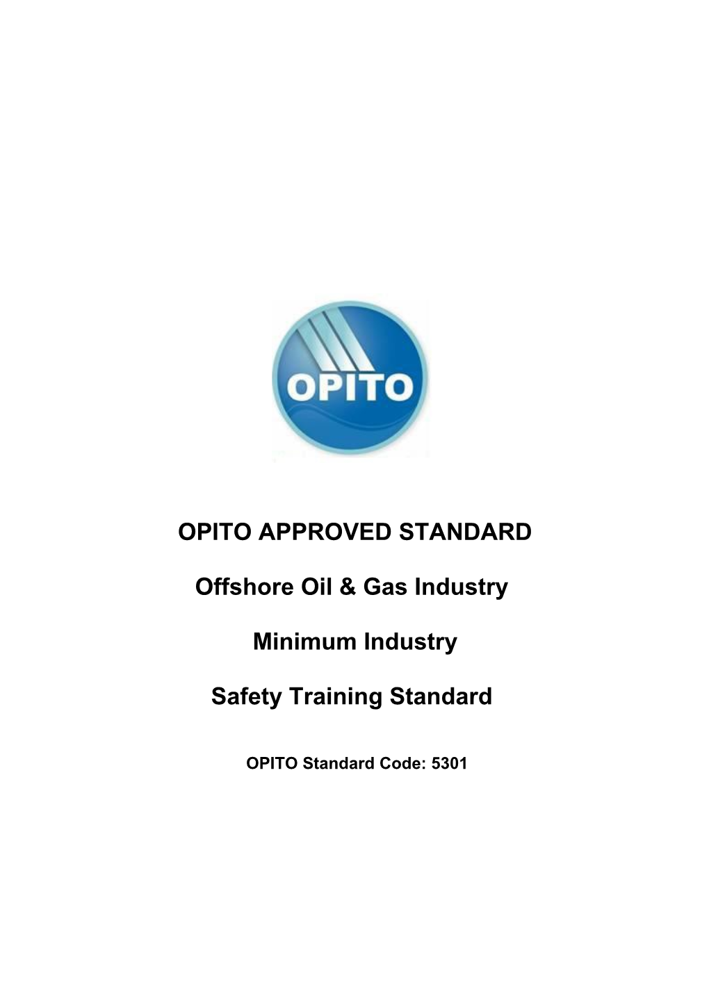 Minimum Industry Safety Training Standard
