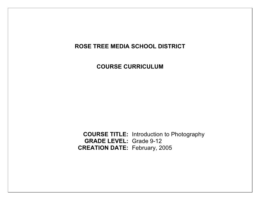 Rose Tree Media School District s3