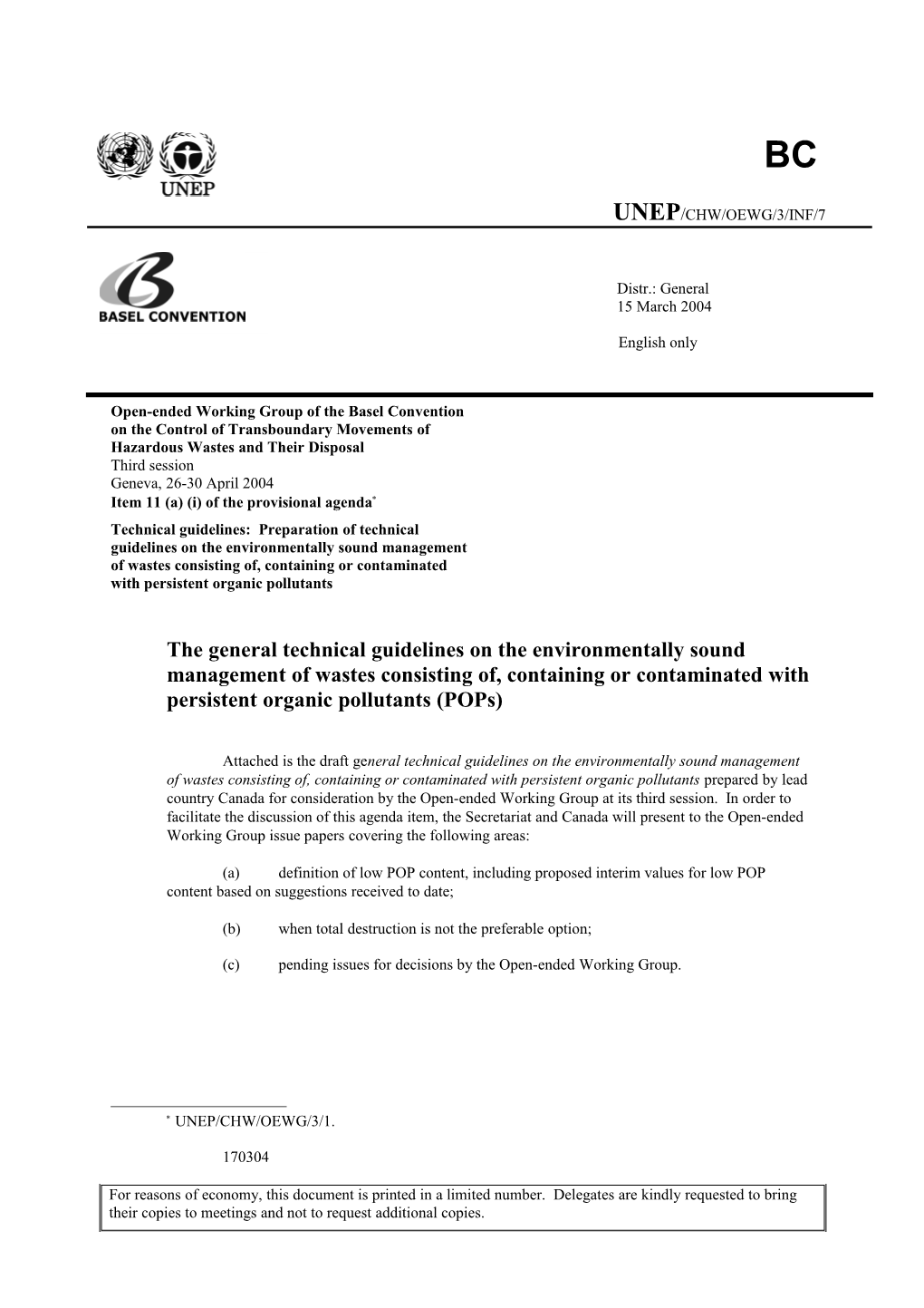 Open-Ended Working Group 3 s1