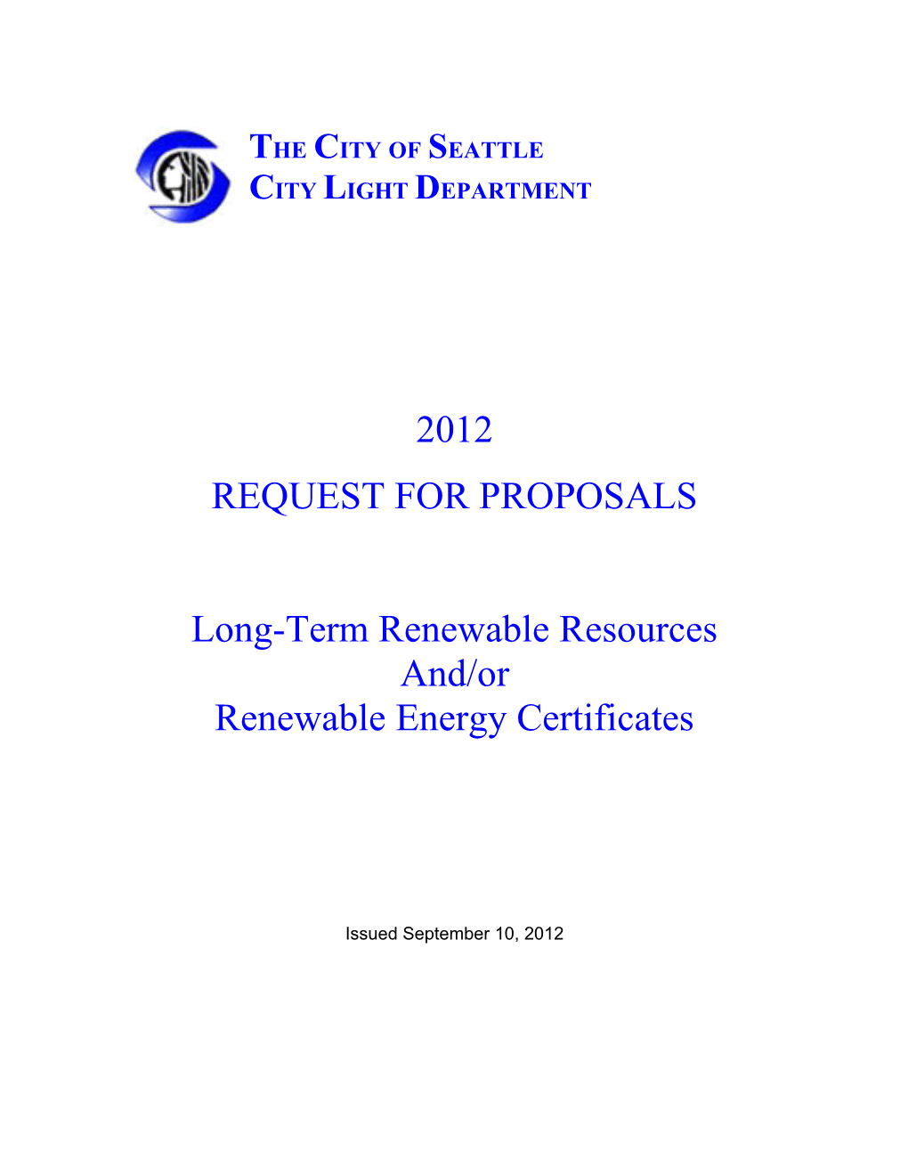 Renewable Resourcesand Renewable Energy Certificates