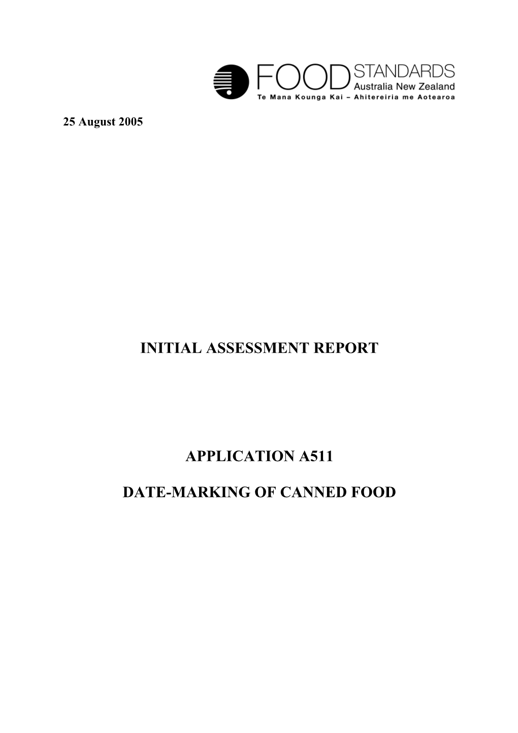 Food Standards Australia New Zealand (Fsanz)