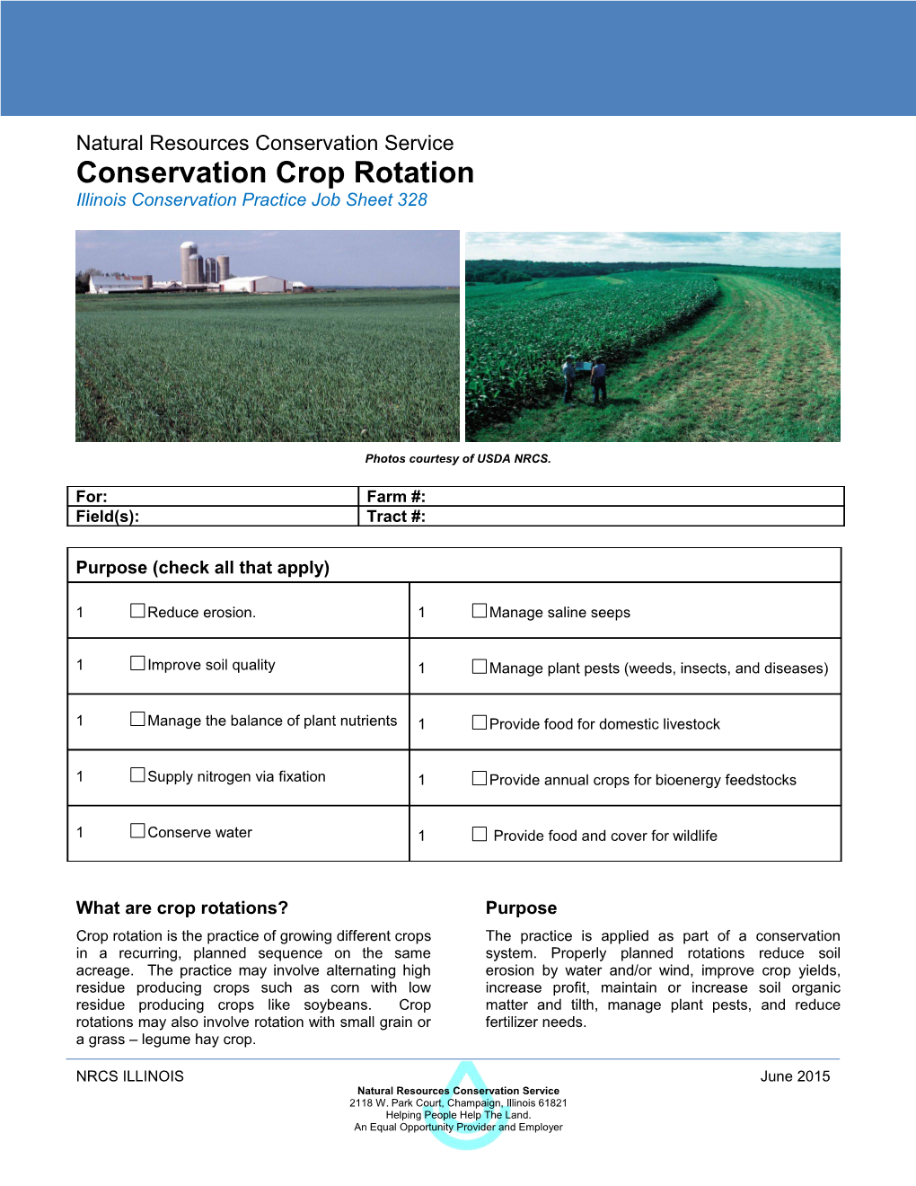 Conservation Crop Rotation