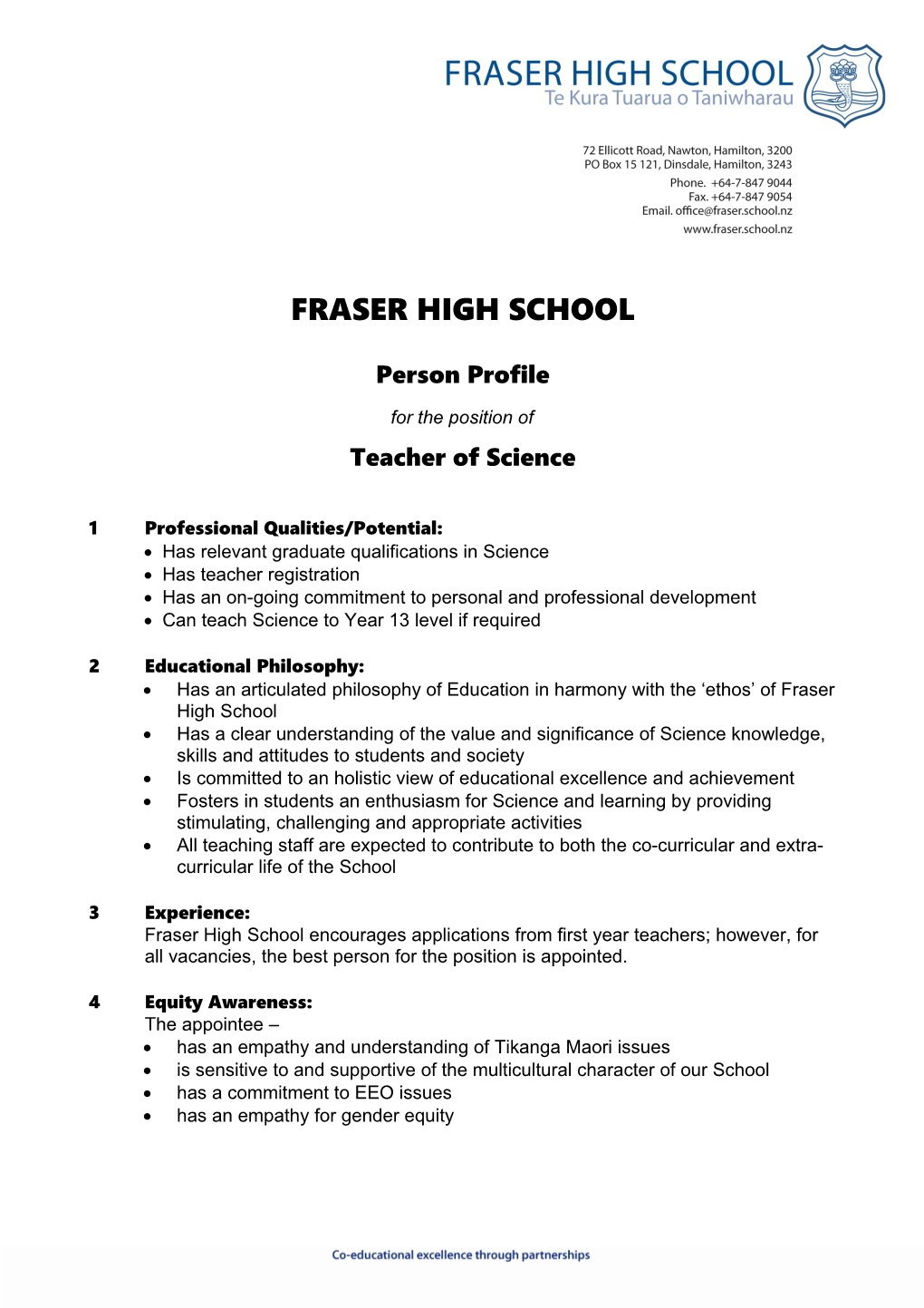 Fraser High School