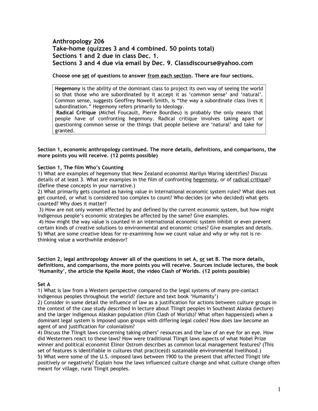 Our First Section Concerns Foragers, Horticulturists, and Pastoralists