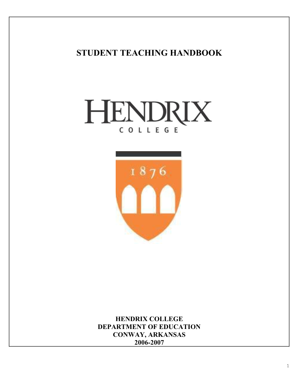 Student Teaching Handbook s1