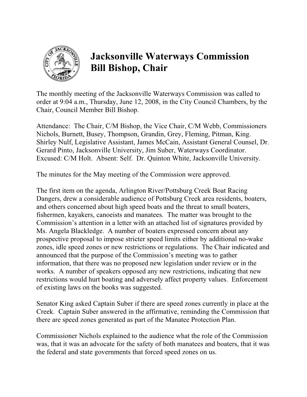 Jacksonville Waterways Commission