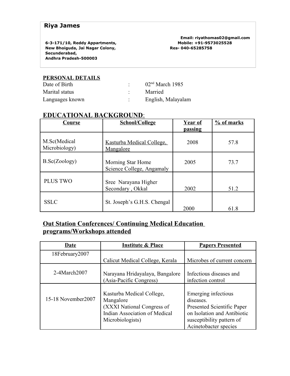 Personal Details s13