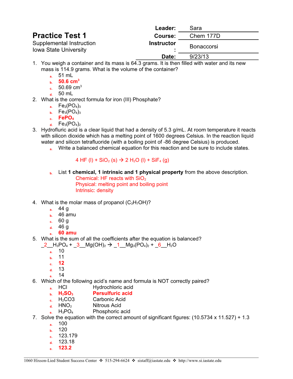 2. What Is the Correct Formula for Iron (III) Phosphate?