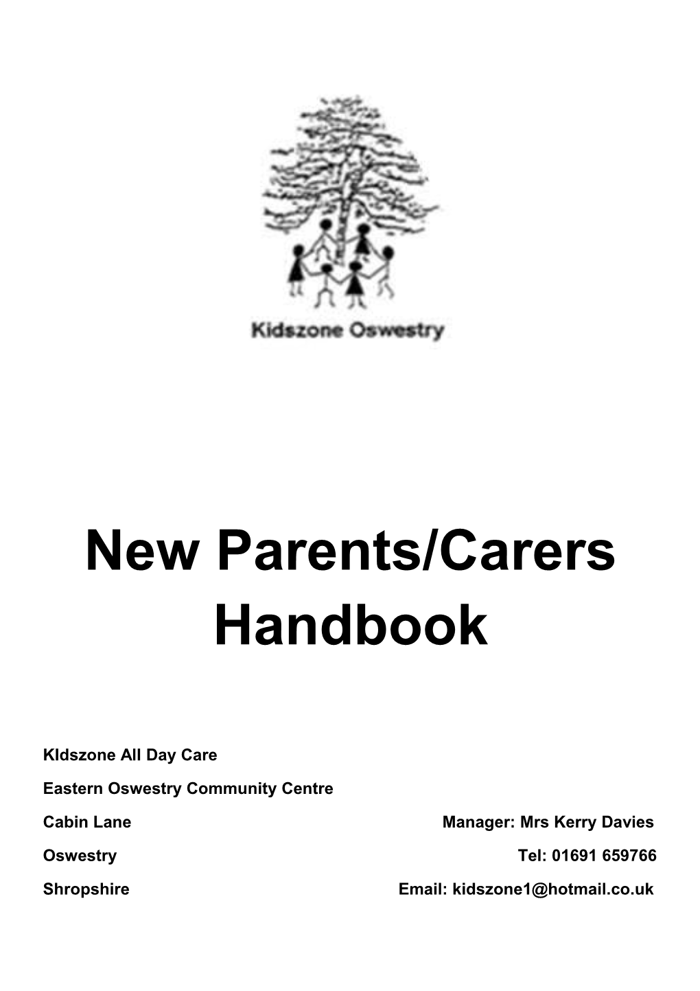 New Parents/Carers Handbook