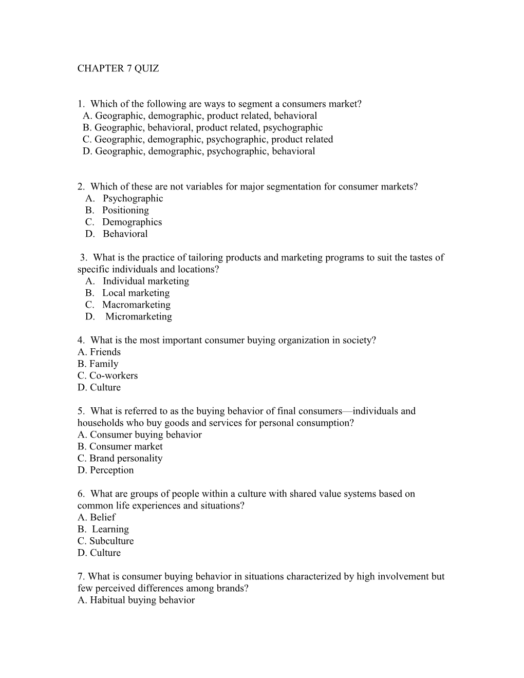 4. What Is the Most Important Consumer Buying Organization in Society?