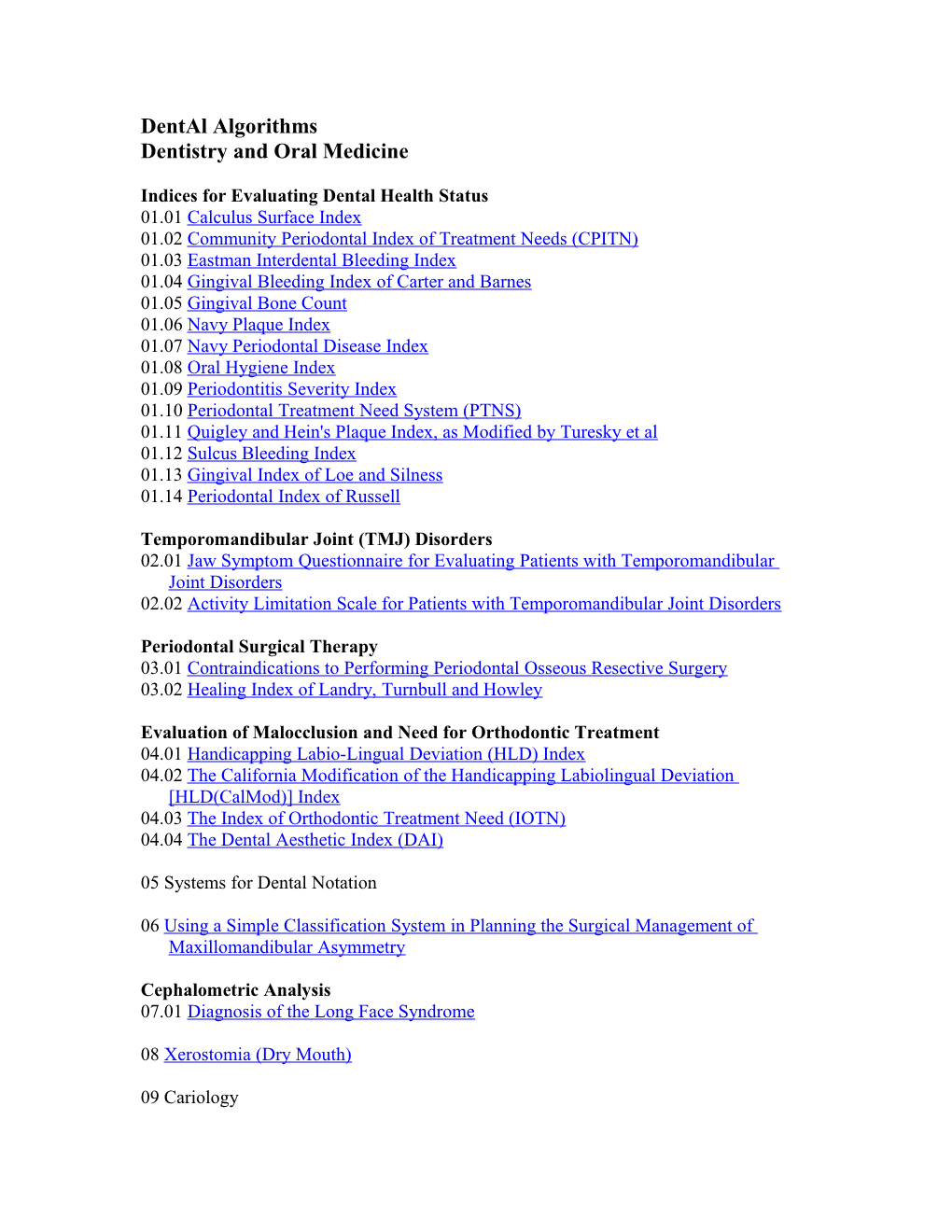 09 Dentistry and Oral Medicine