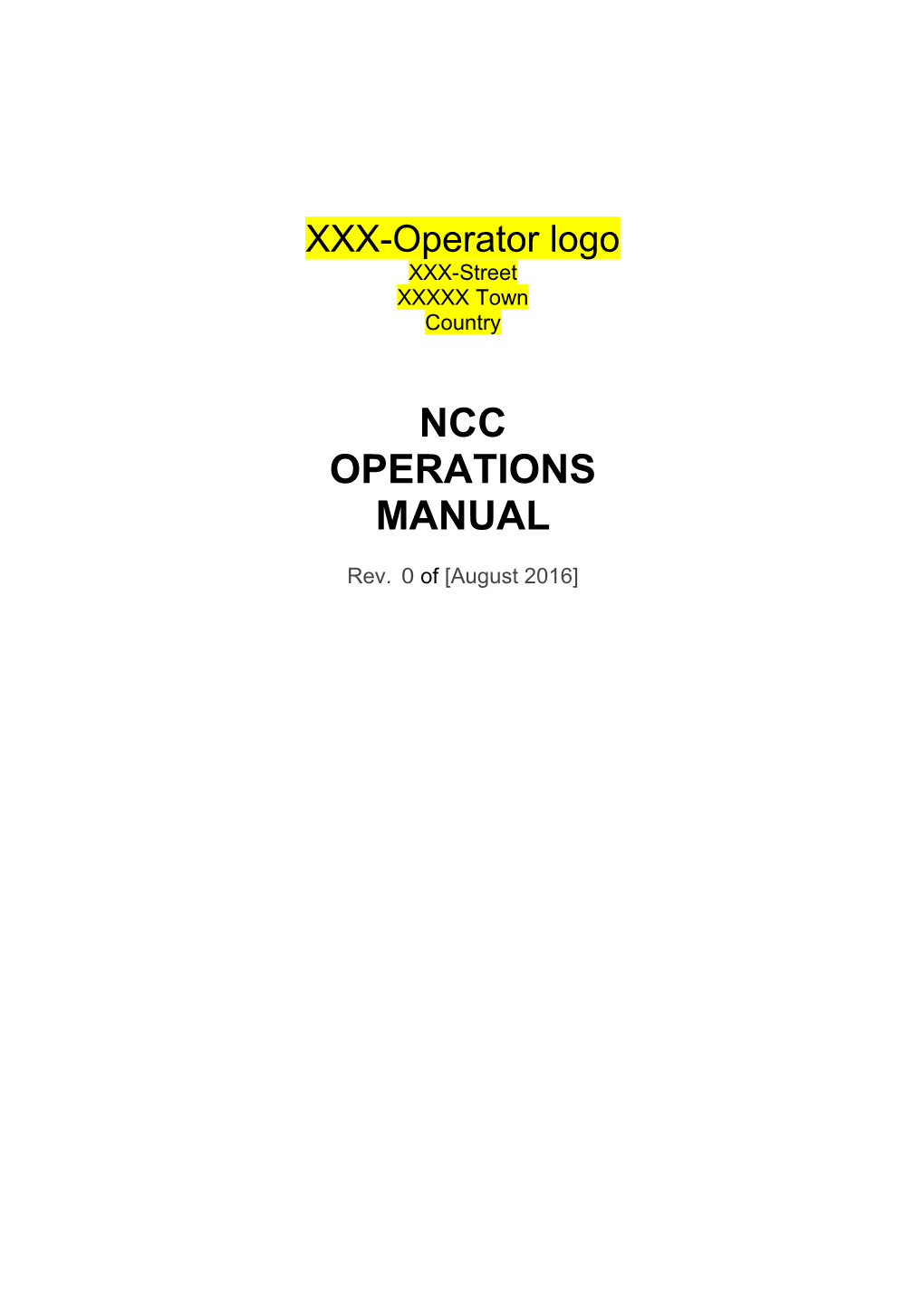 XXX-Operator Logo