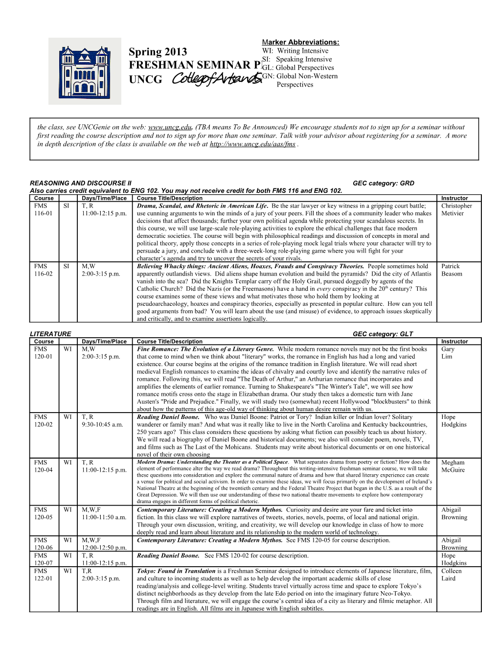 REASONING and DISCOURSE II GEC Category: GRD