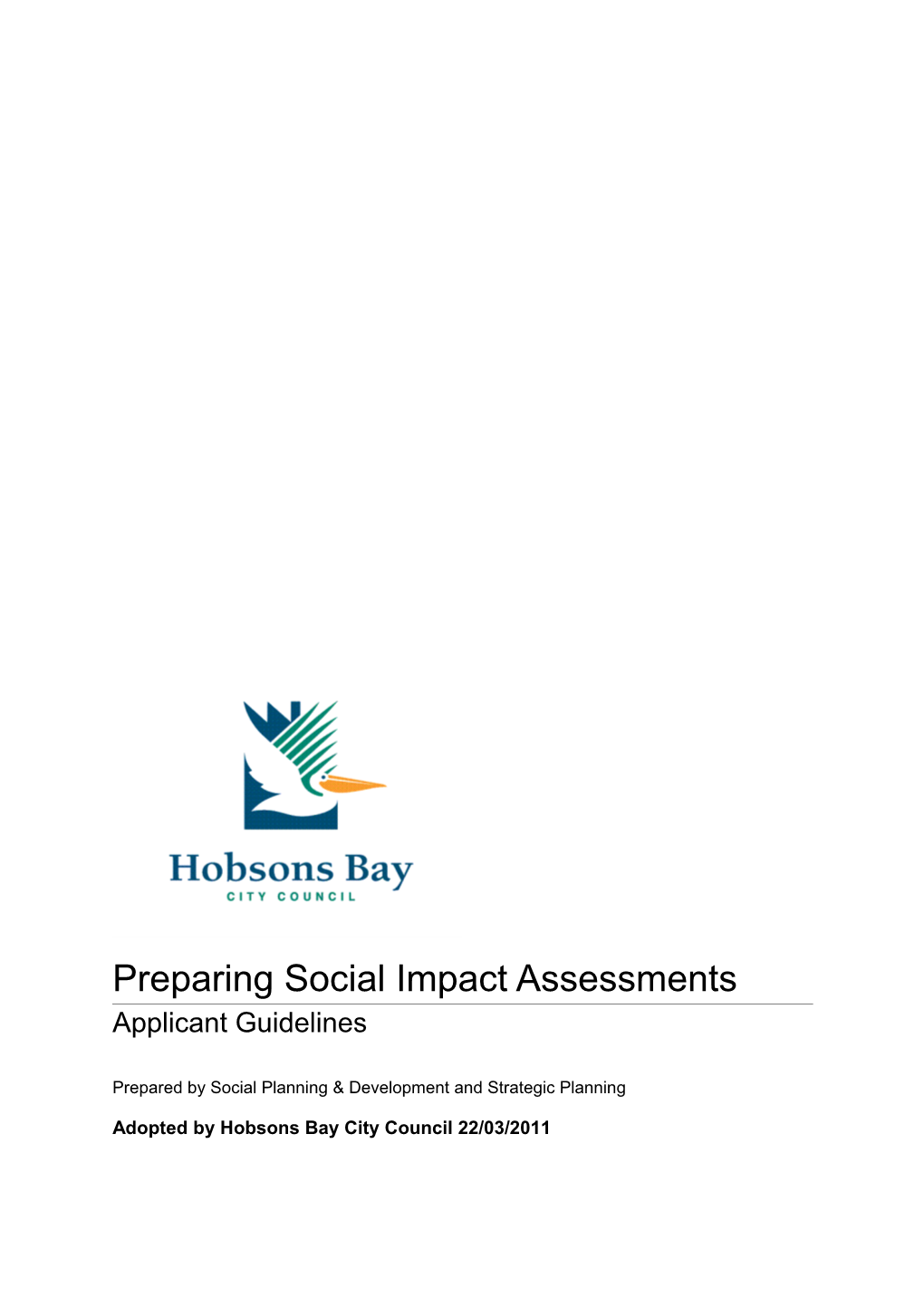Preparing Social Impact Assessments