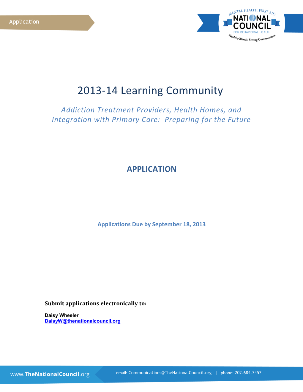 2013-14 Learning Community