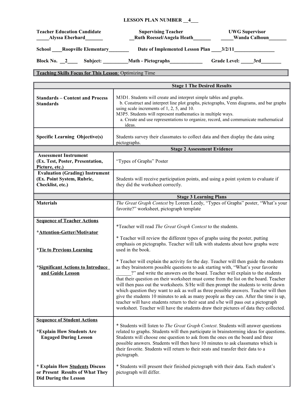 Lesson Planning Template s2