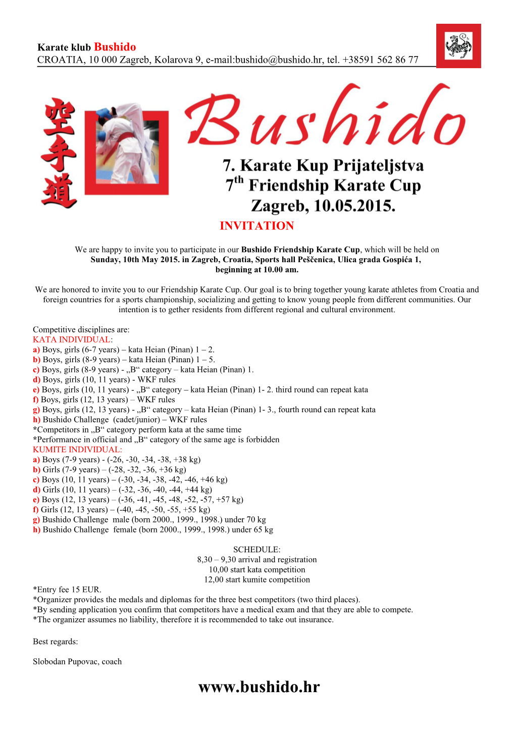 Karate Klub Bushido