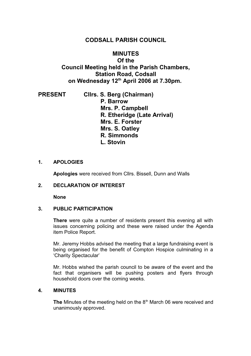 Codsall Parish Council s1