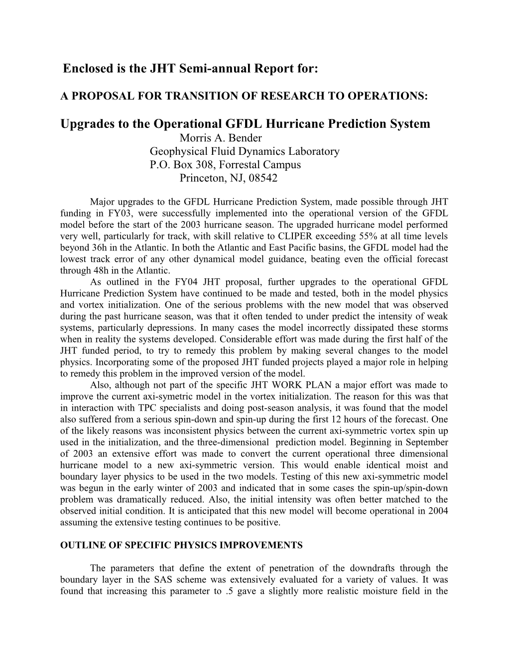 Improving the GFDL/URI Coupled Hurricane-Ocean Model For