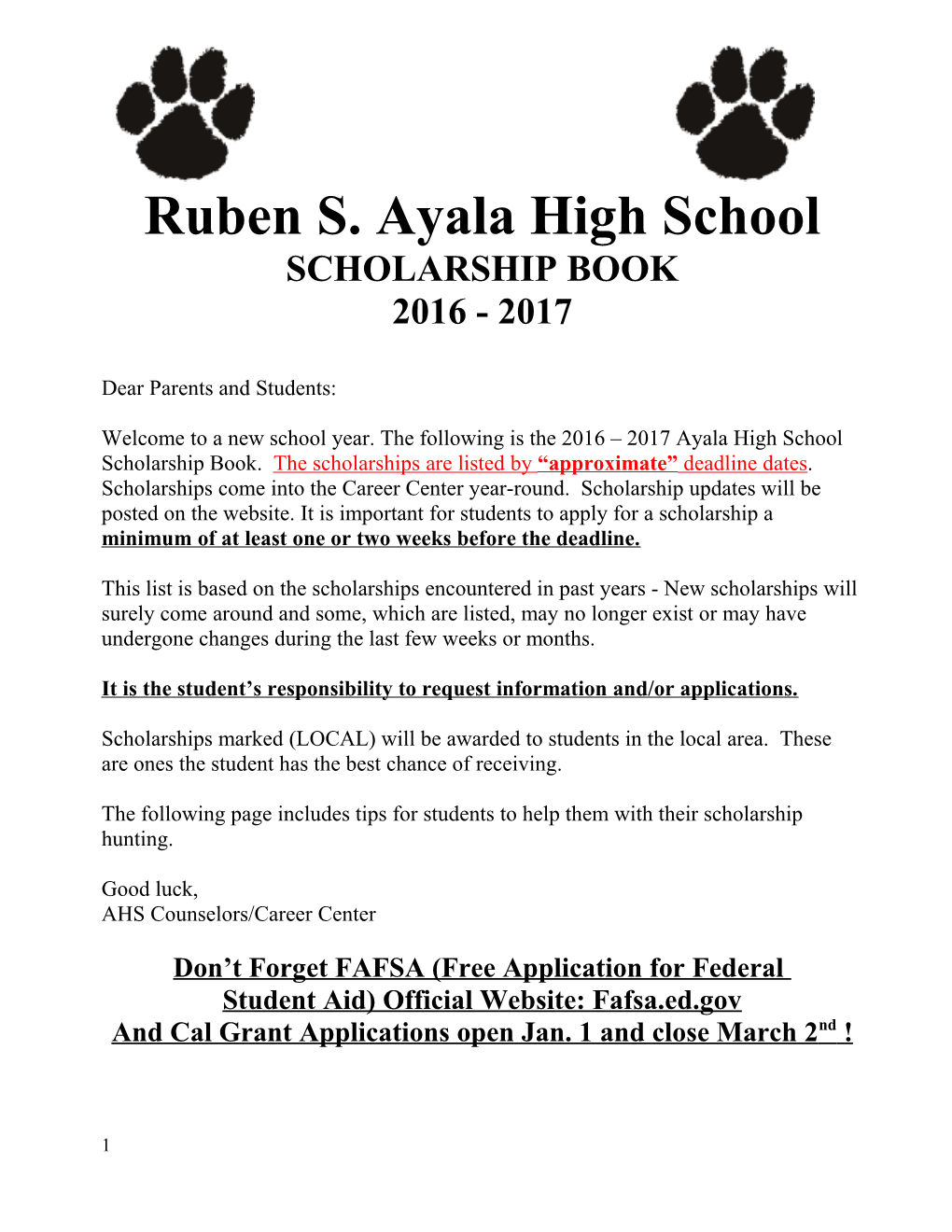 Ruben S. Ayala High School