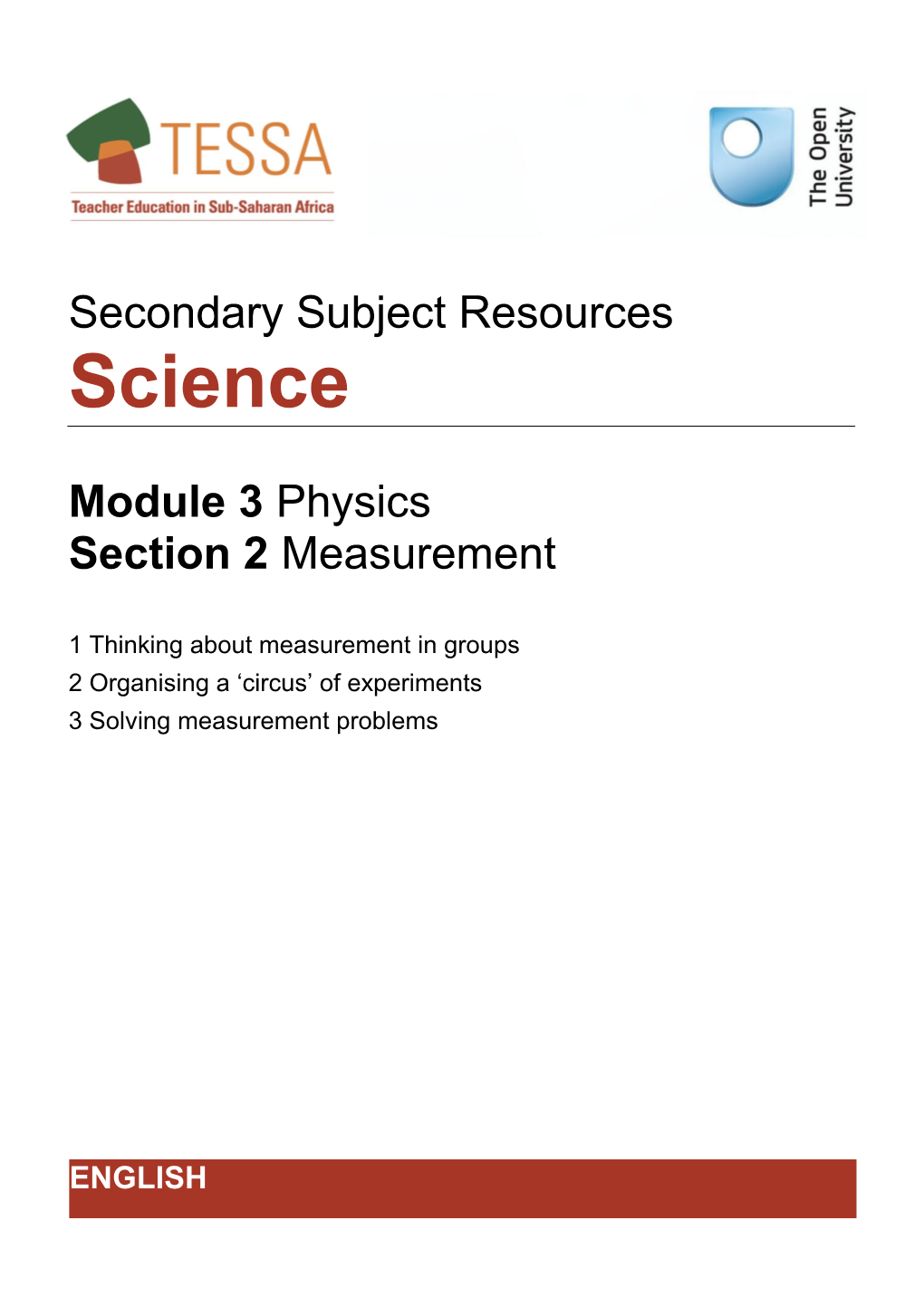 1 Thinking About Measurement in Groups