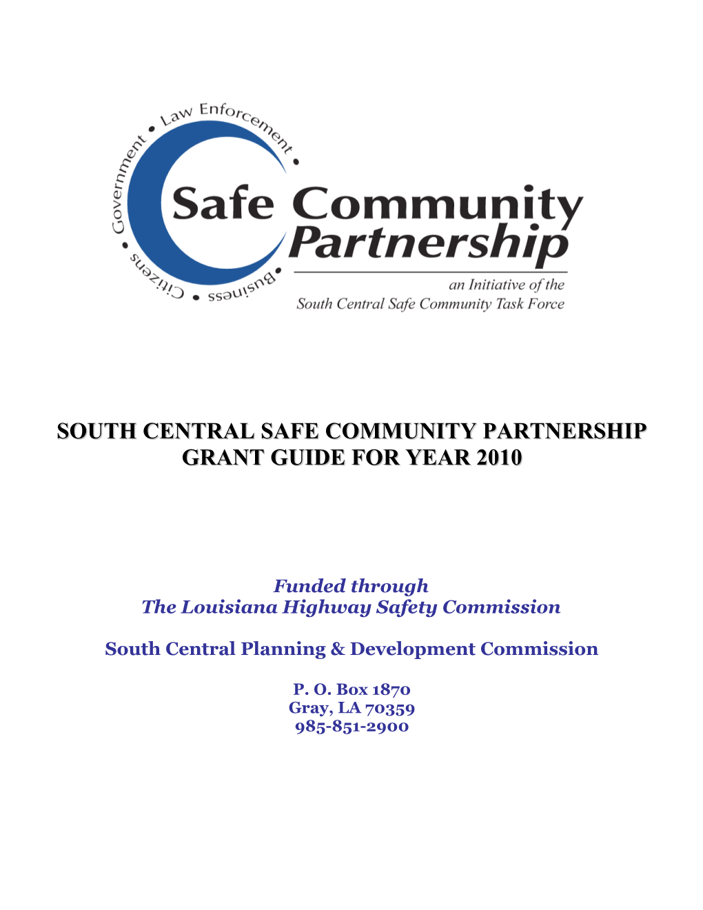 South Central Safe Community Partnership