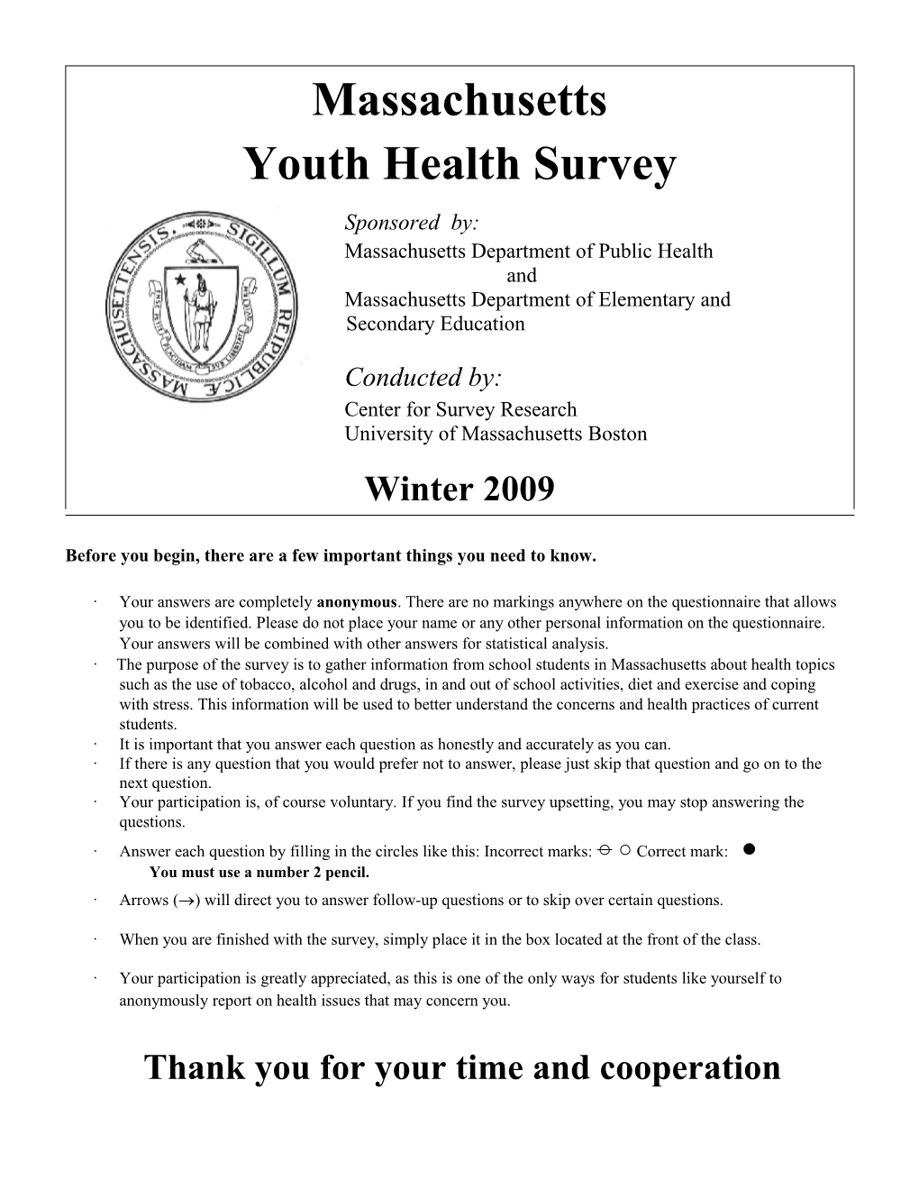 Youth Health Survey