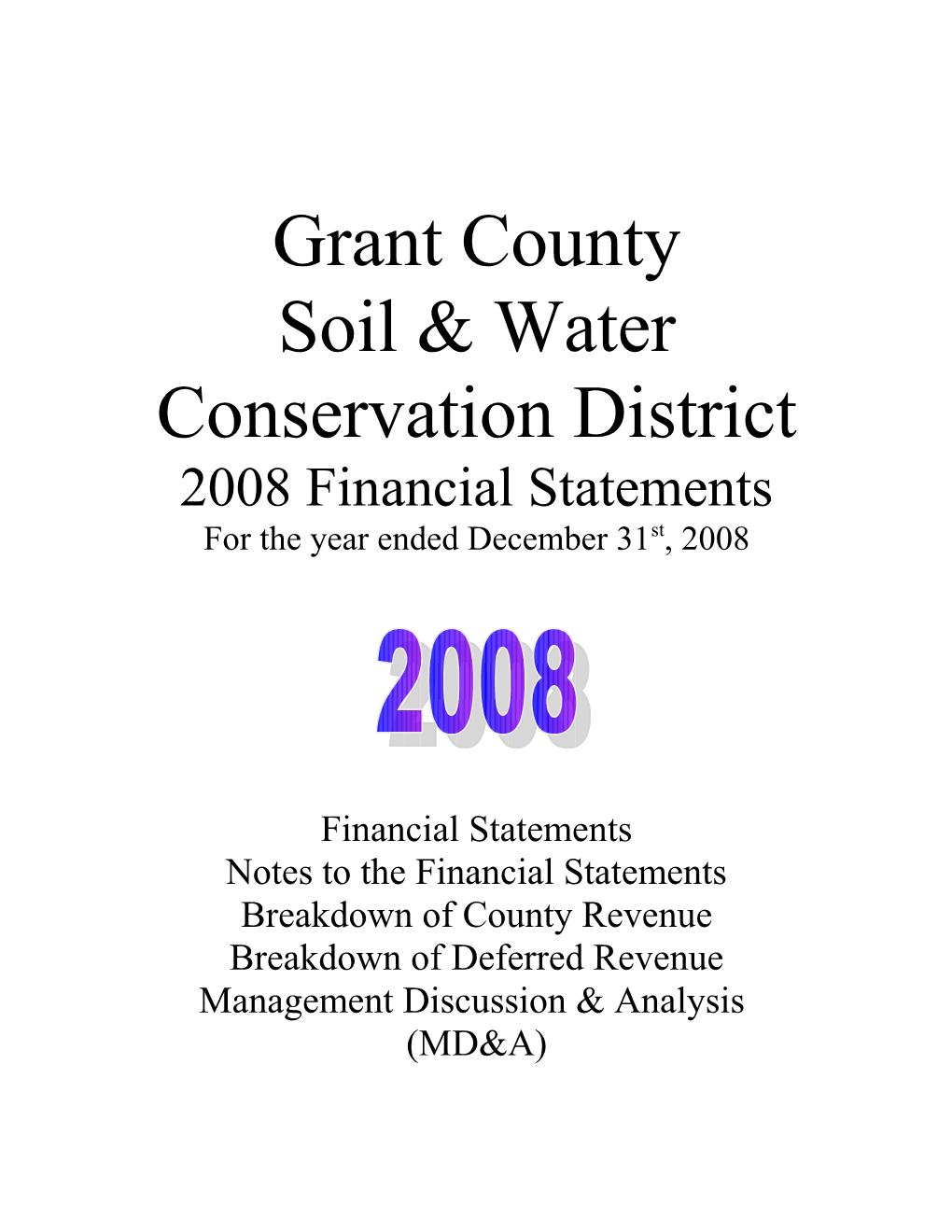 Grant Soil & Water Conservation District