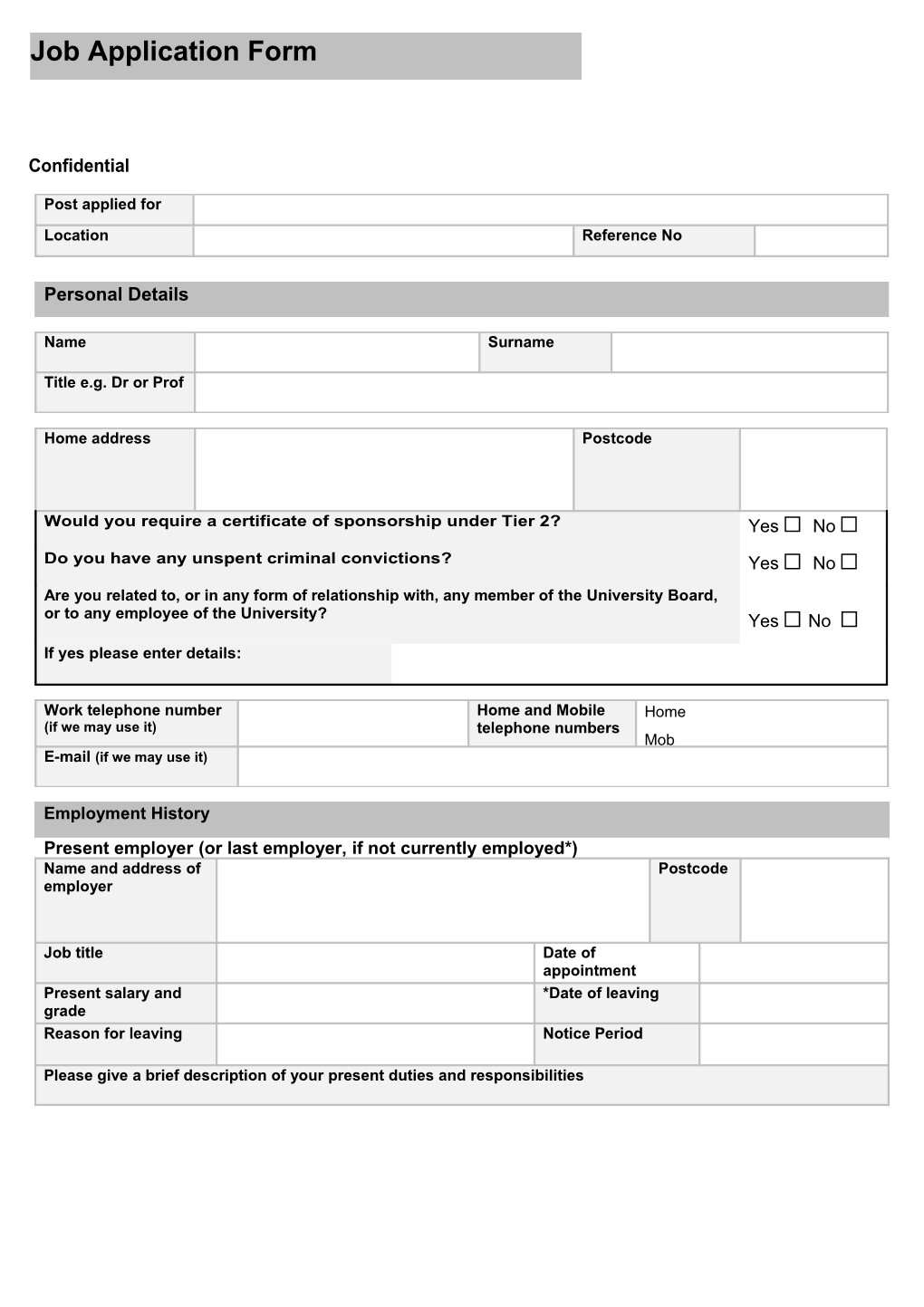 Would You Require a Certificate of Sponsorship Under Tier 2?