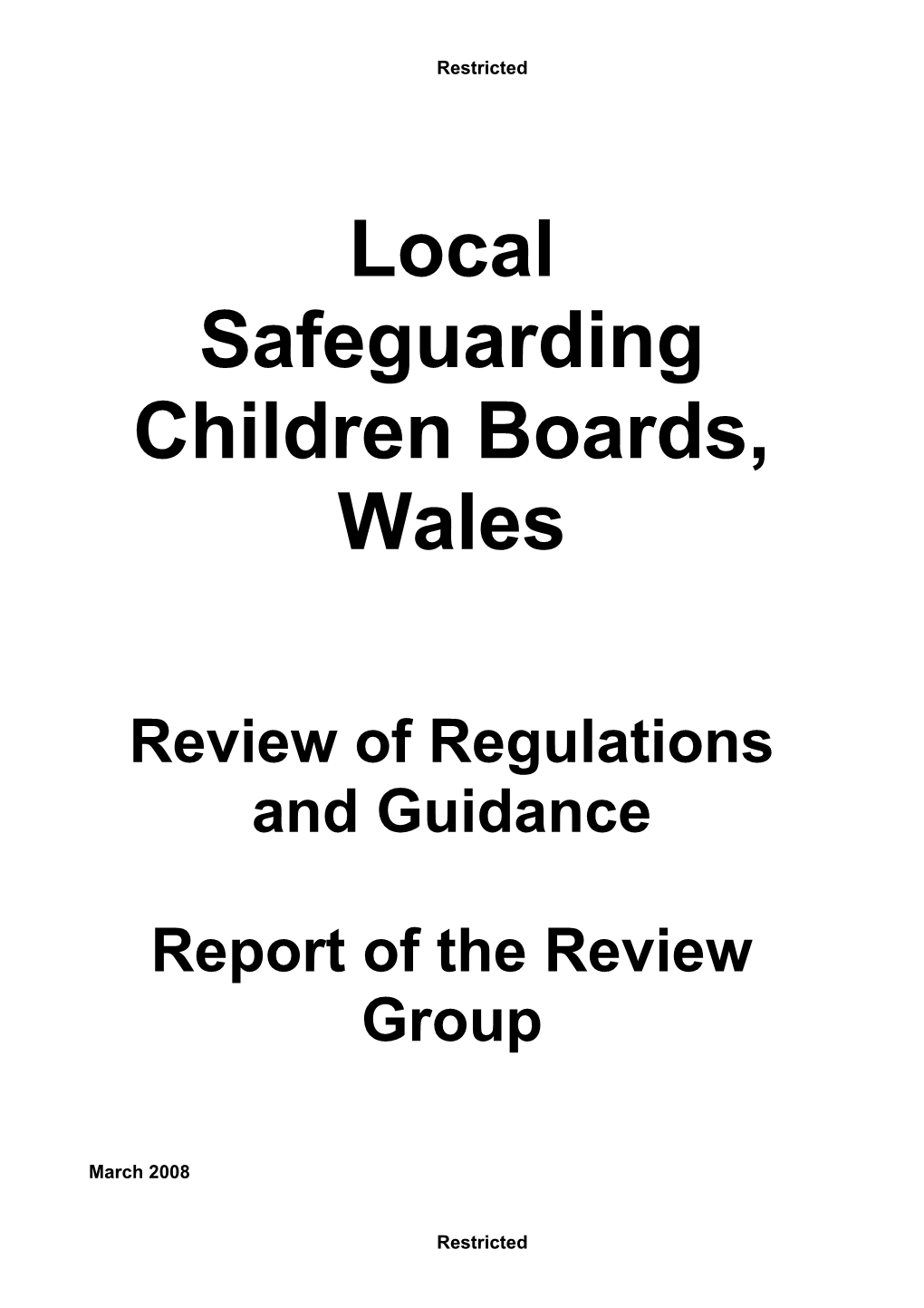 Local Safeguarding Children Boards, Wales