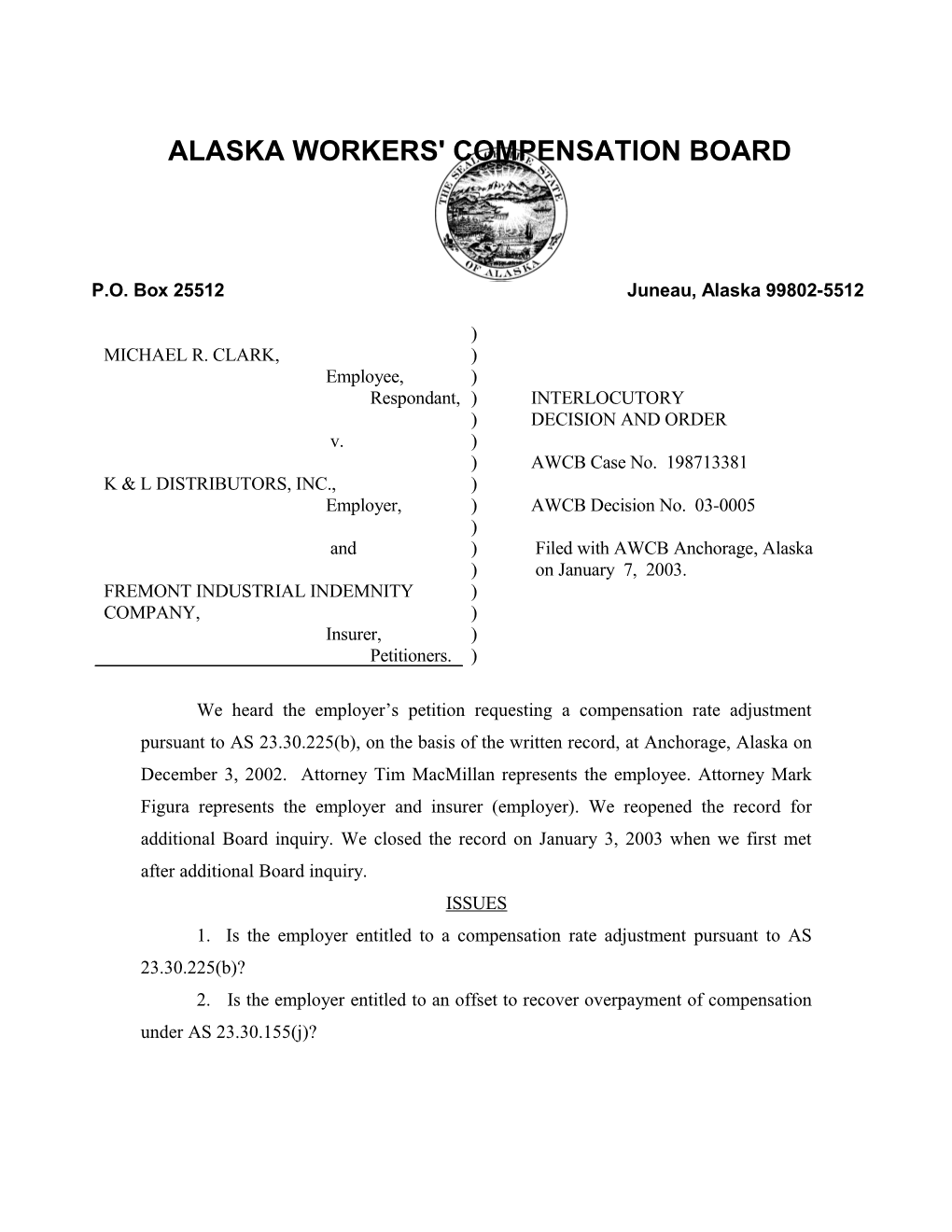 Alaska Workers' Compensation Board s49