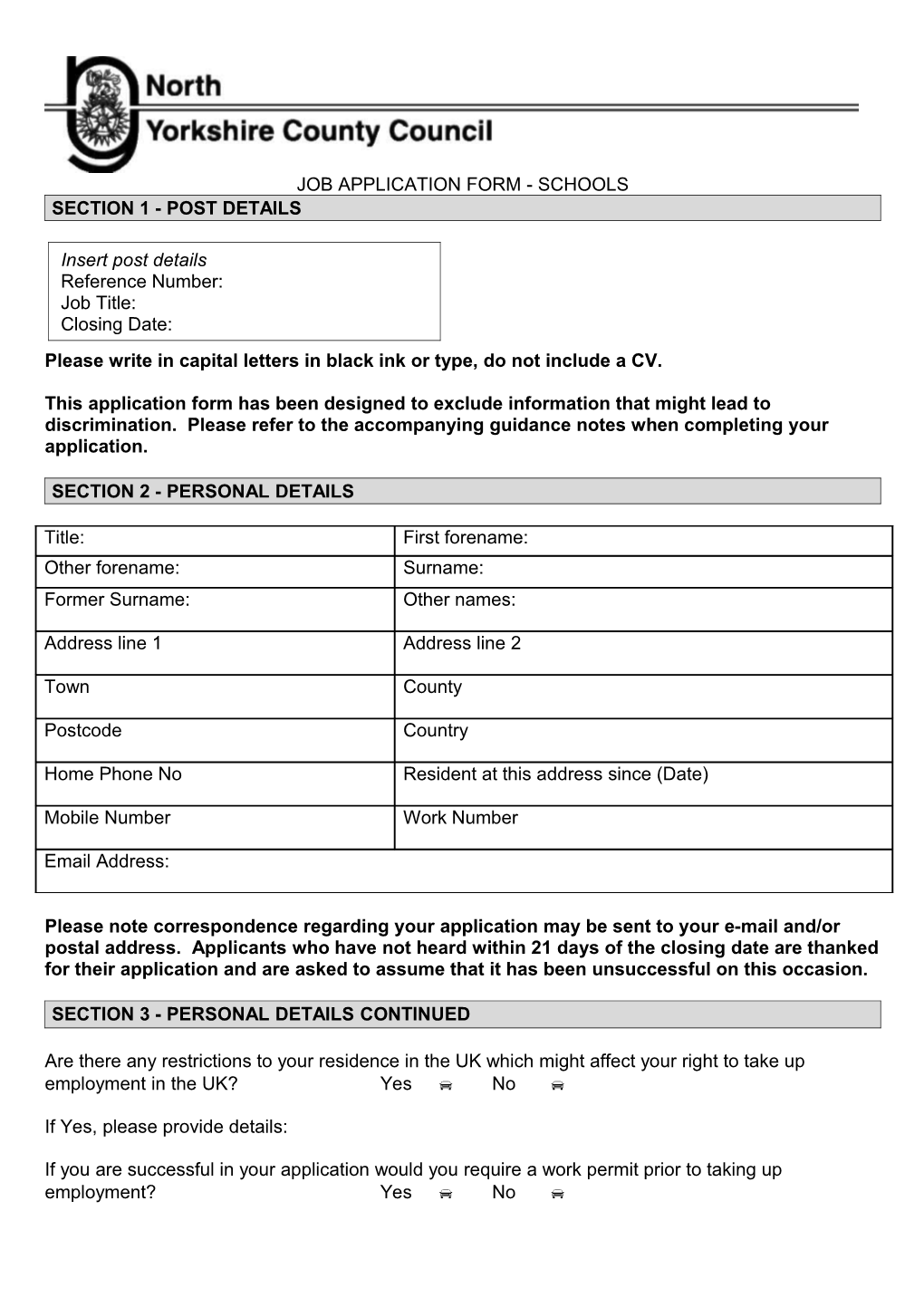 Application Form - School Staff March 14 (2)