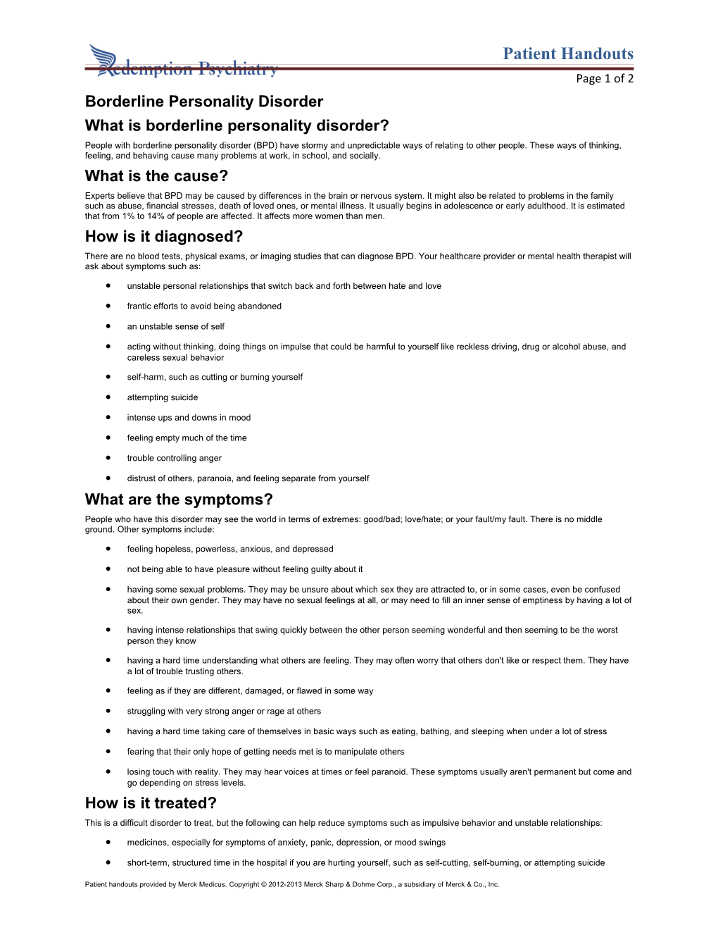 What Is Borderline Personality Disorder?