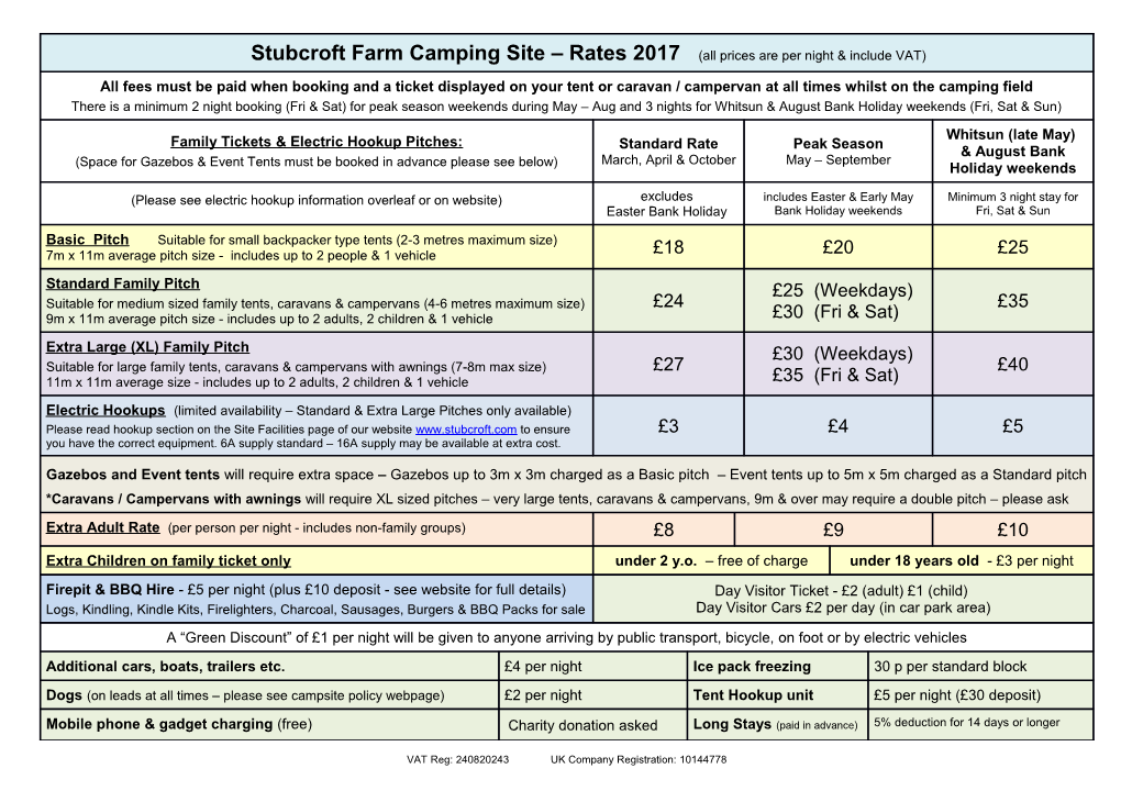 VAT Reg: 240820243 UK Company Registration: 10144778