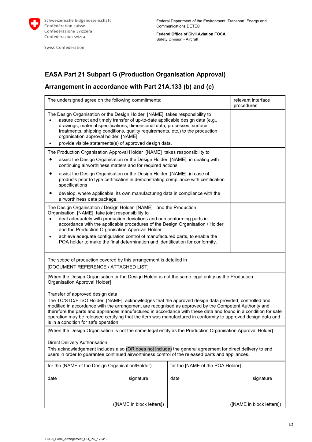 JAR-21 Subpart G (Production Organisation Approval)