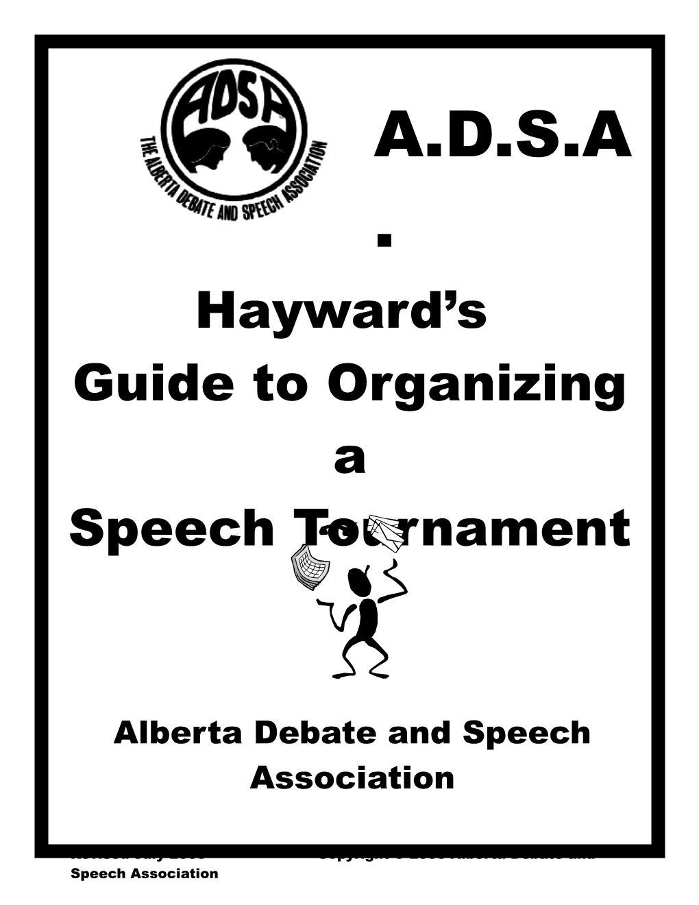 Organizing a Speech Tournament