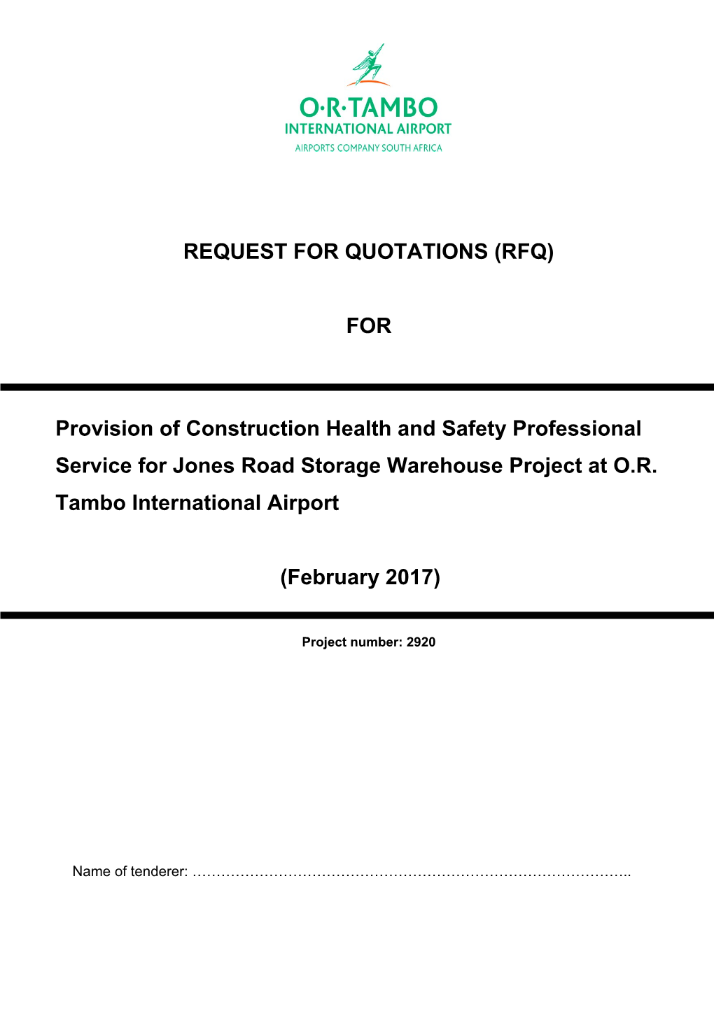 Request for Quotations (Rfq) s5
