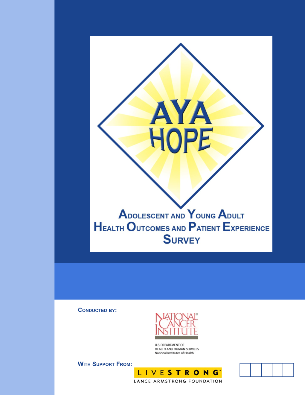 Adolescent & Young Adult Health Outcomes & Patient Experience Survey