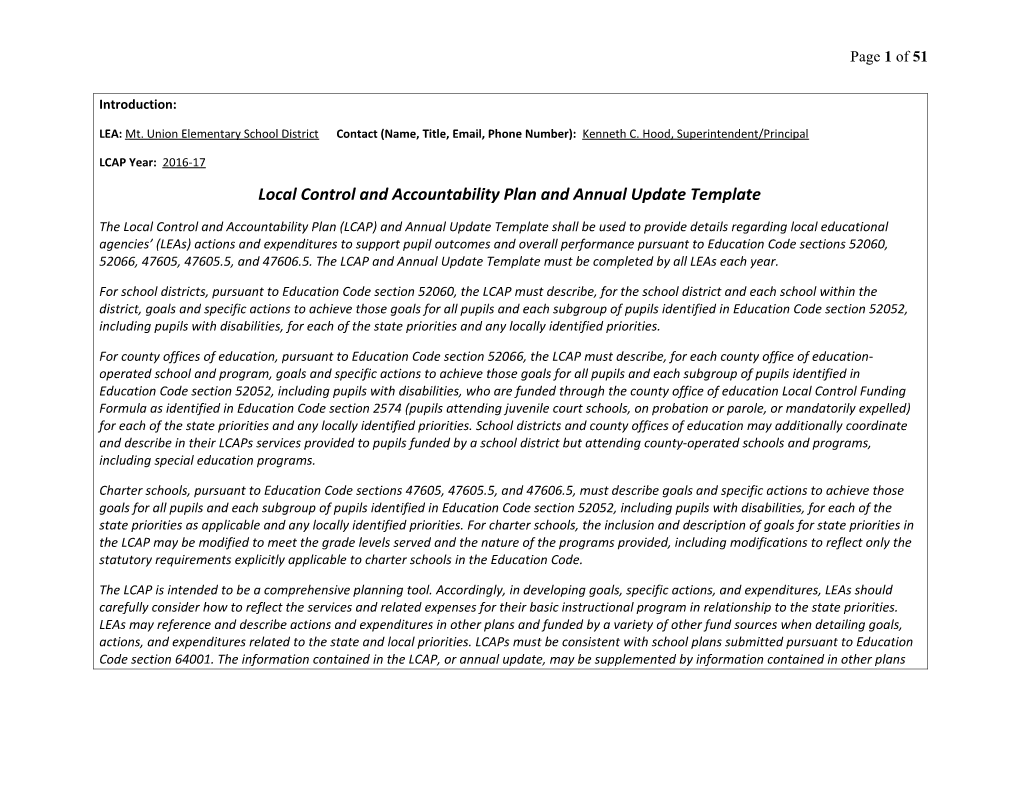 Local Control and Accountability Plan and Annual Update Template s1