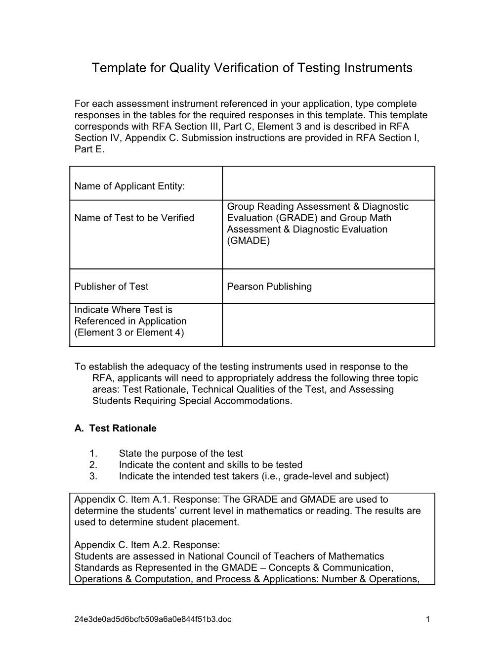 Form2-09: Supplemental Educational Services (CA Dept. of Education)