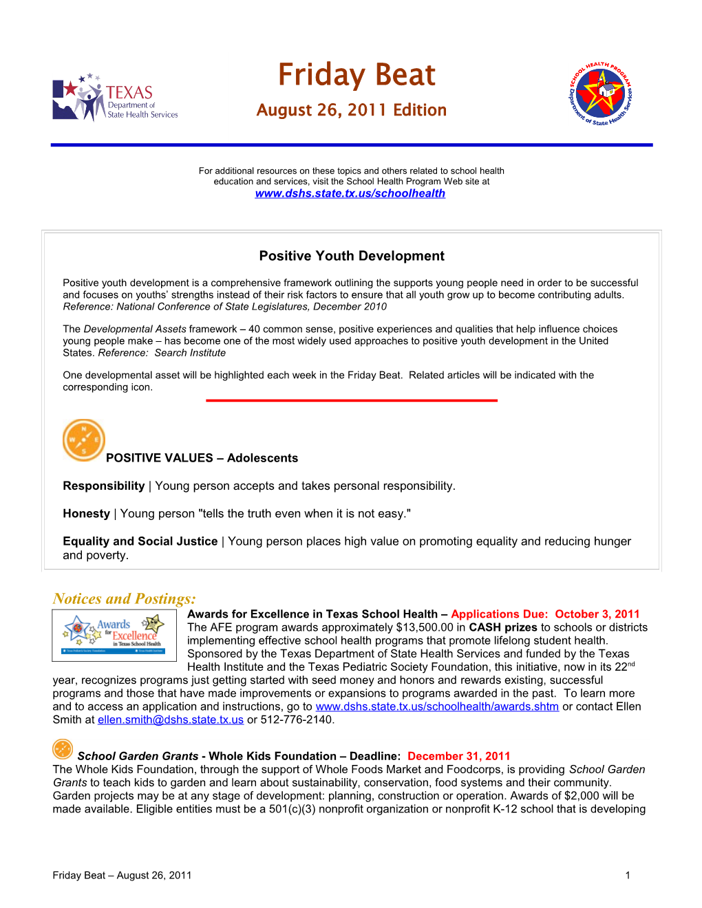 For Additional Resources on These Topics and Others Related to School Health s11