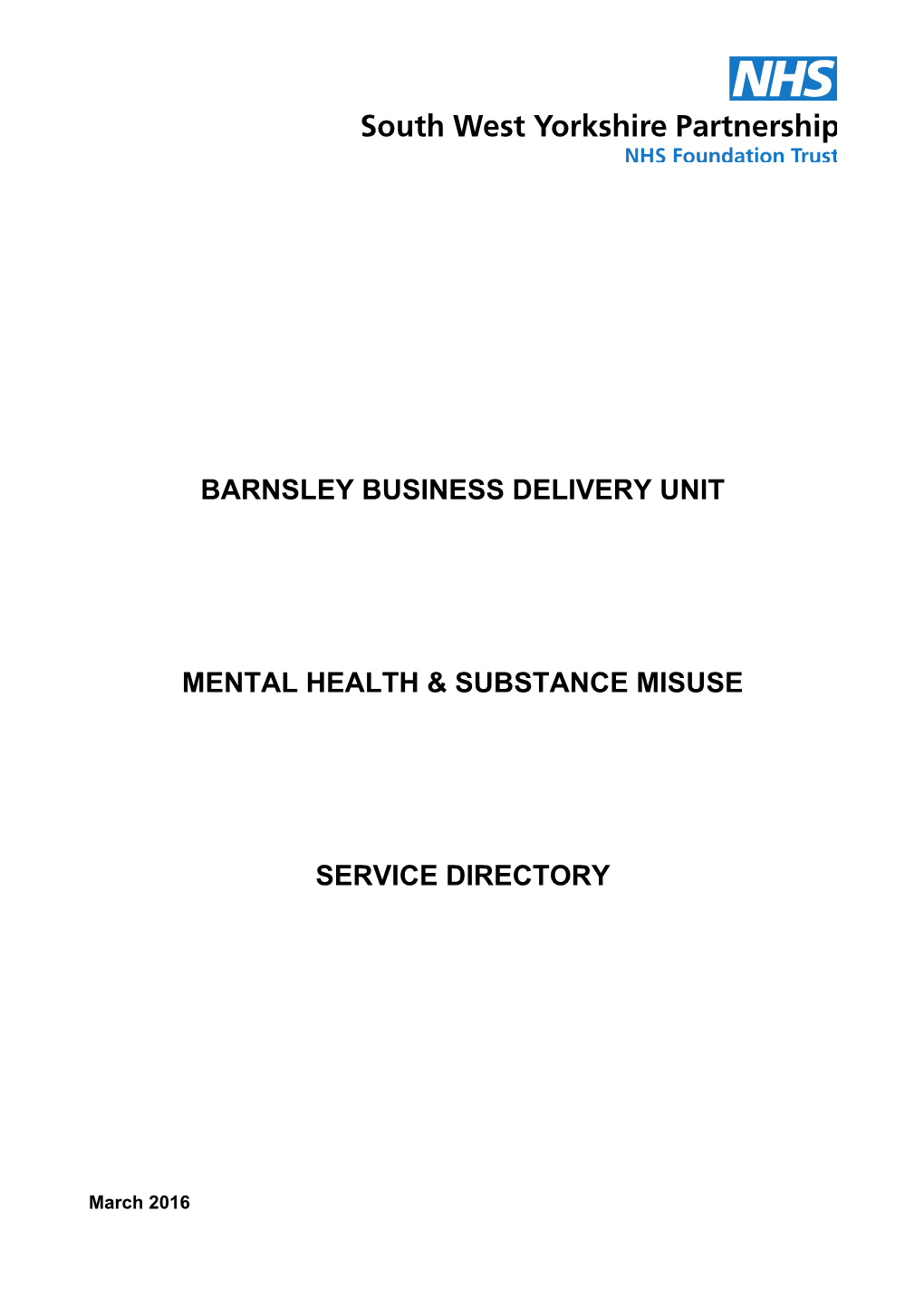 Barnsley Business Delivery Unit