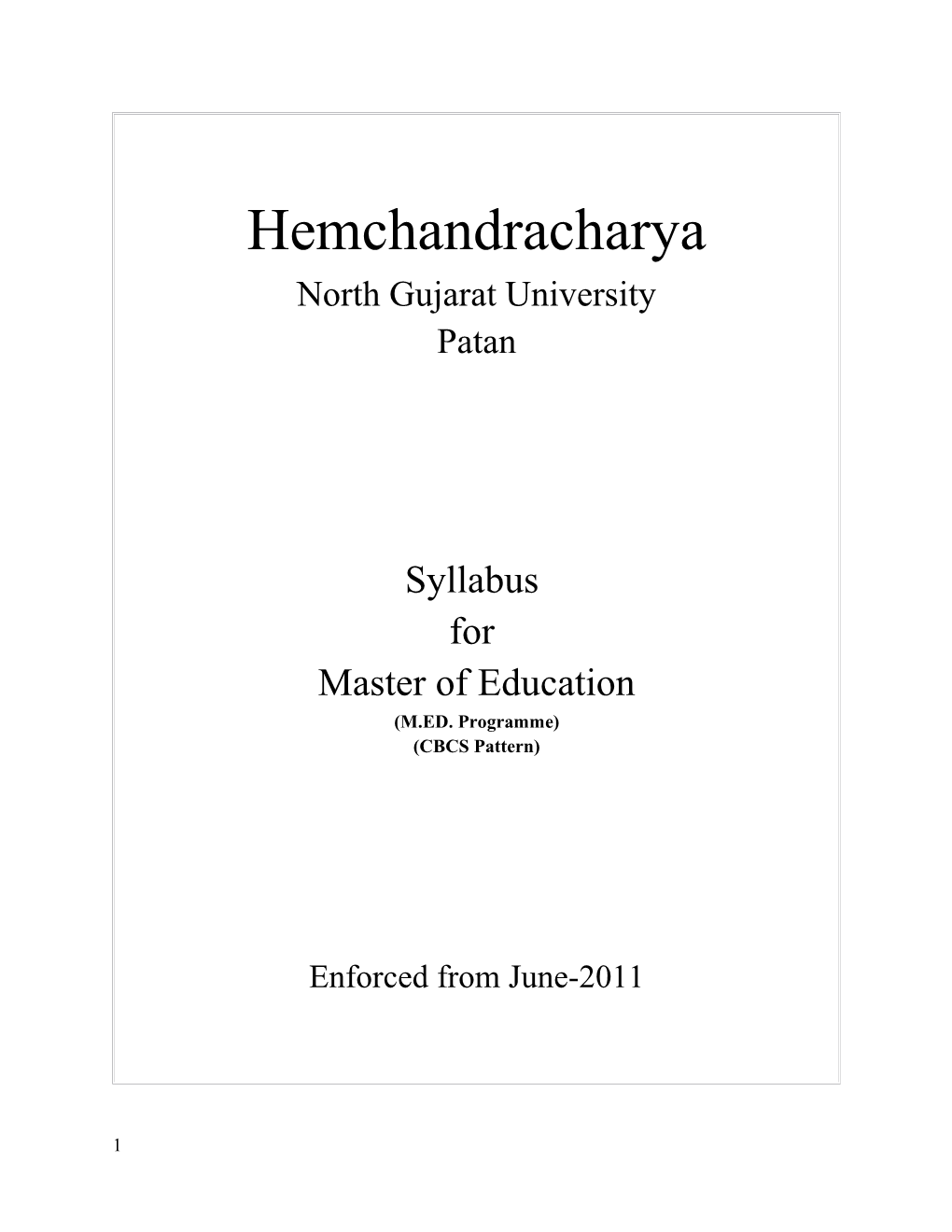 Hemchandracharya North Gujarat University