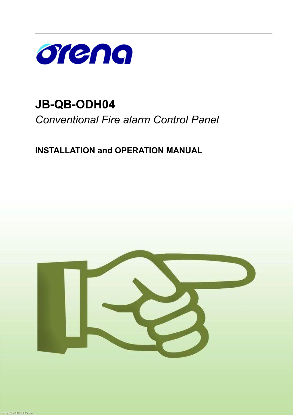 INSTALLATION and OPERATION MANUAL s1
