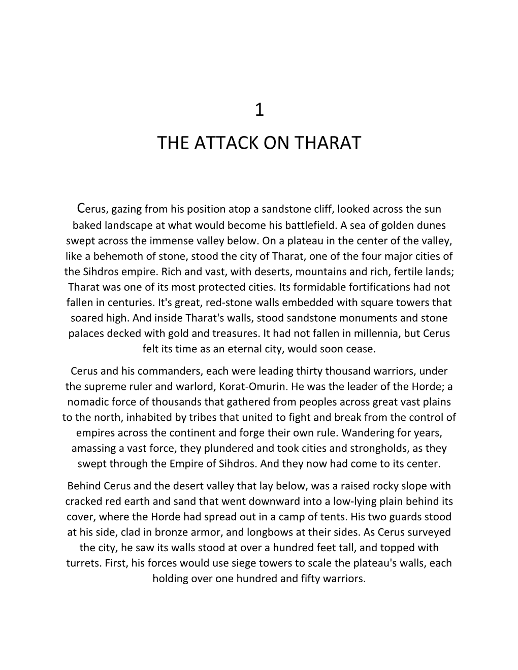 The Attack on Tharat