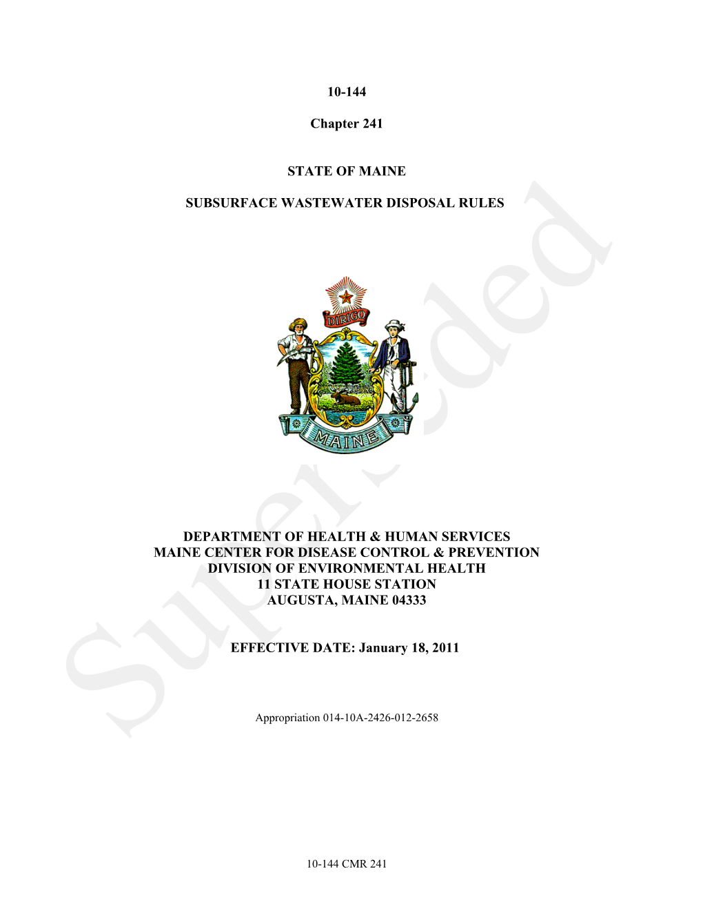 Subsurface Wastewater Disposal Rules Revision01-C s1