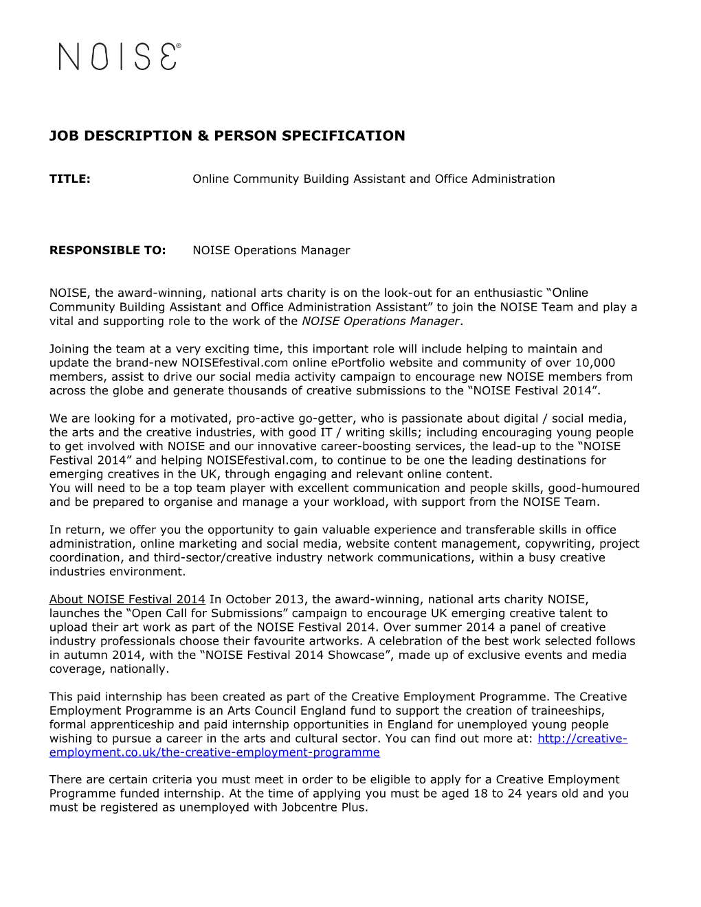 Job Description & Person Specification s8